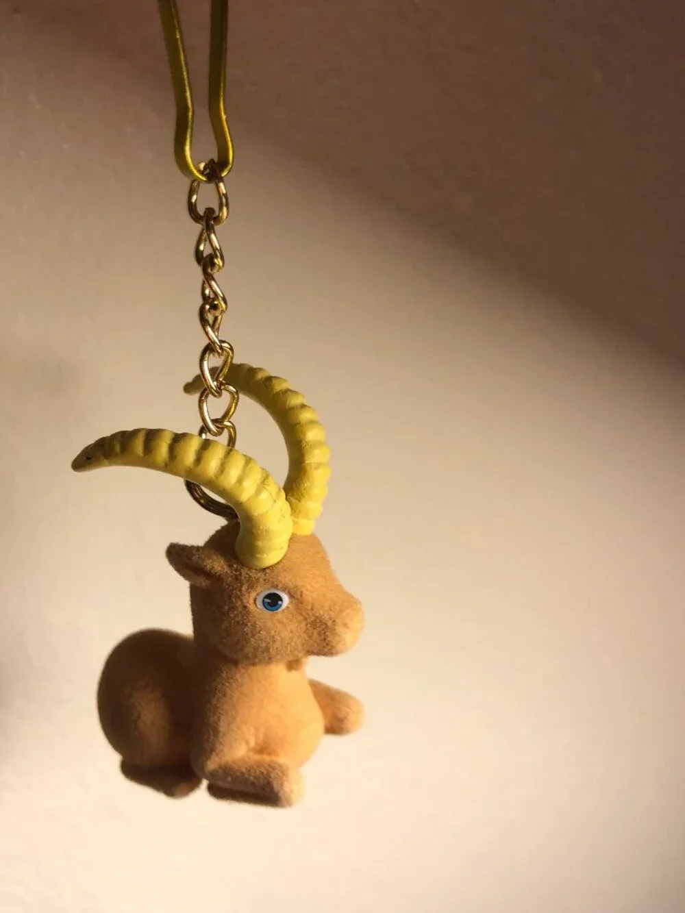 Ibex Mountain Goat Keychain Mini Figurine